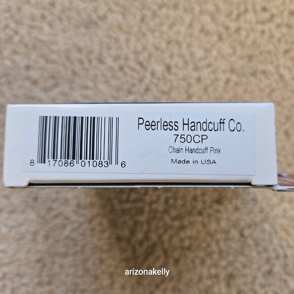 NIB Peerless Chain Link Handcuffs PINK Tactical LEO Police - Picture 7 of 8